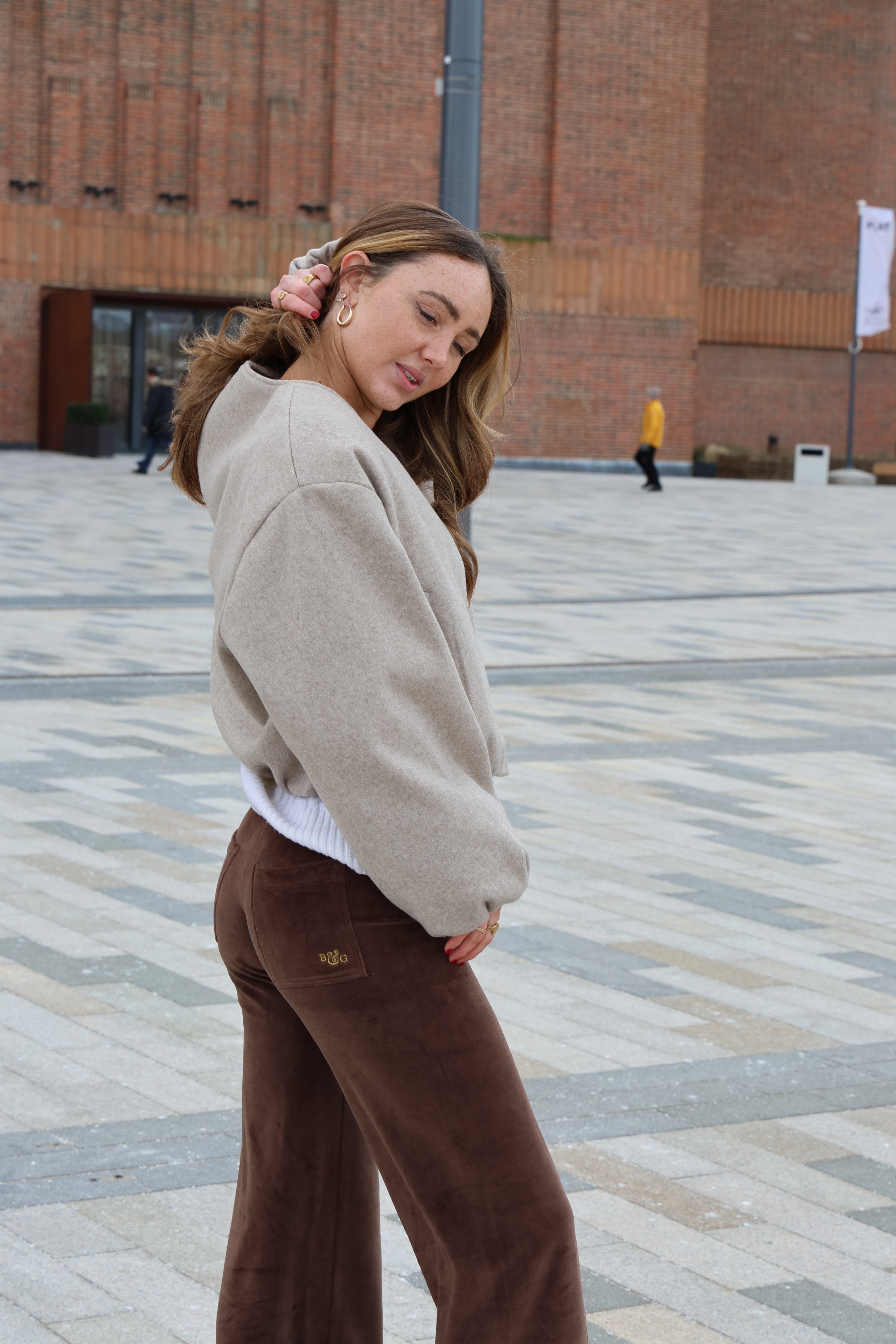Laura Joggers - Chocolate