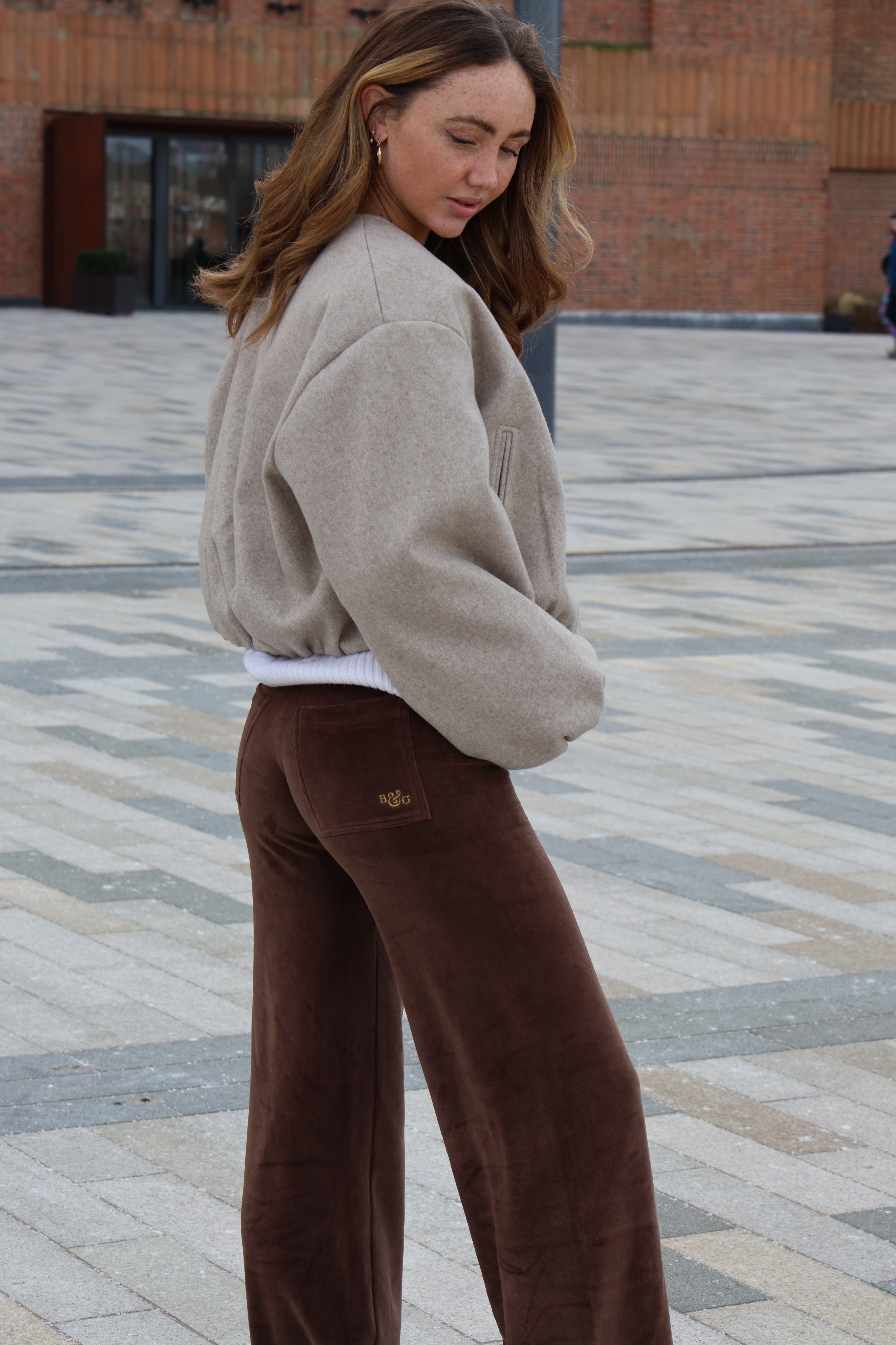 Laura Joggers - Chocolate