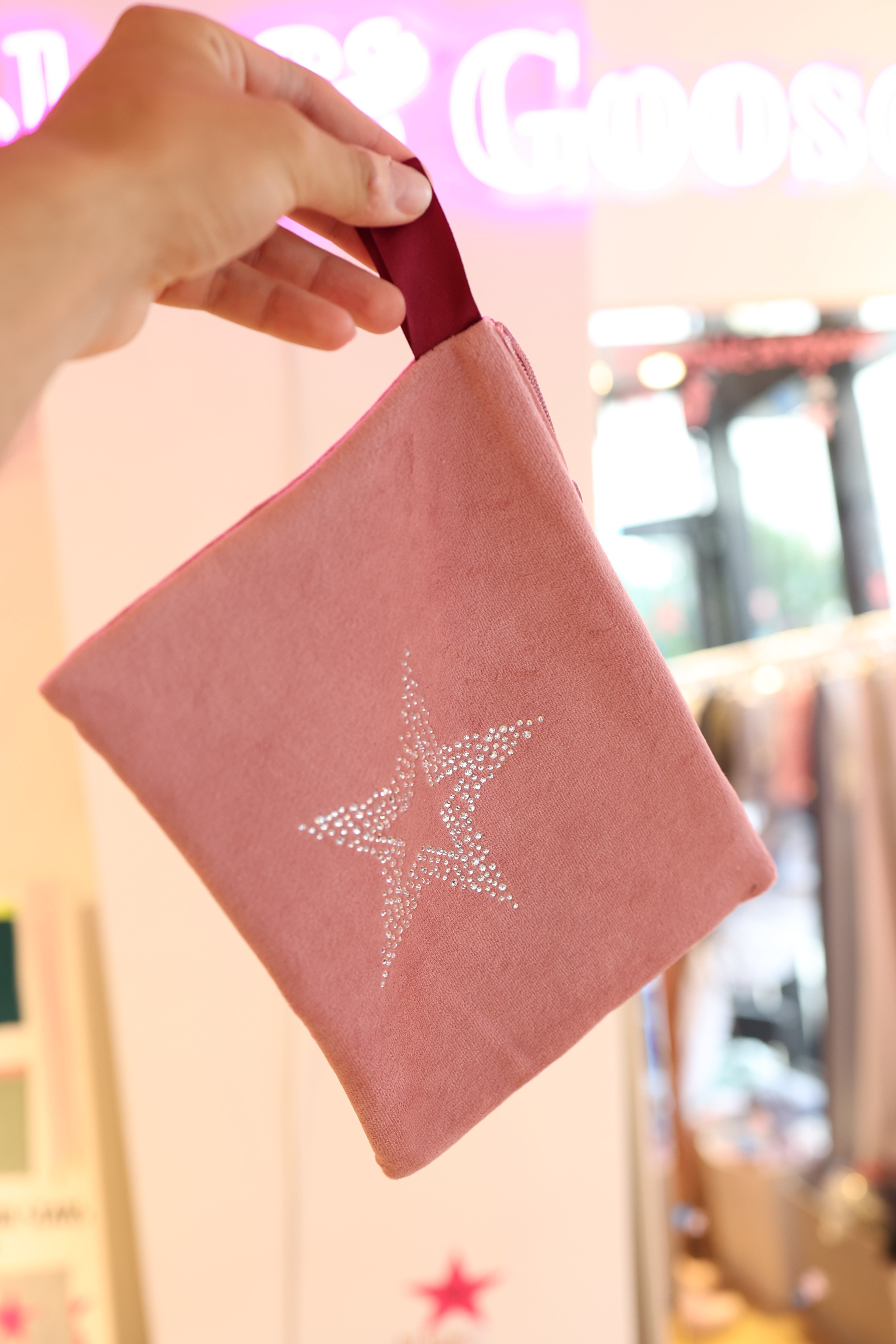 Old Pink Make-up Bag