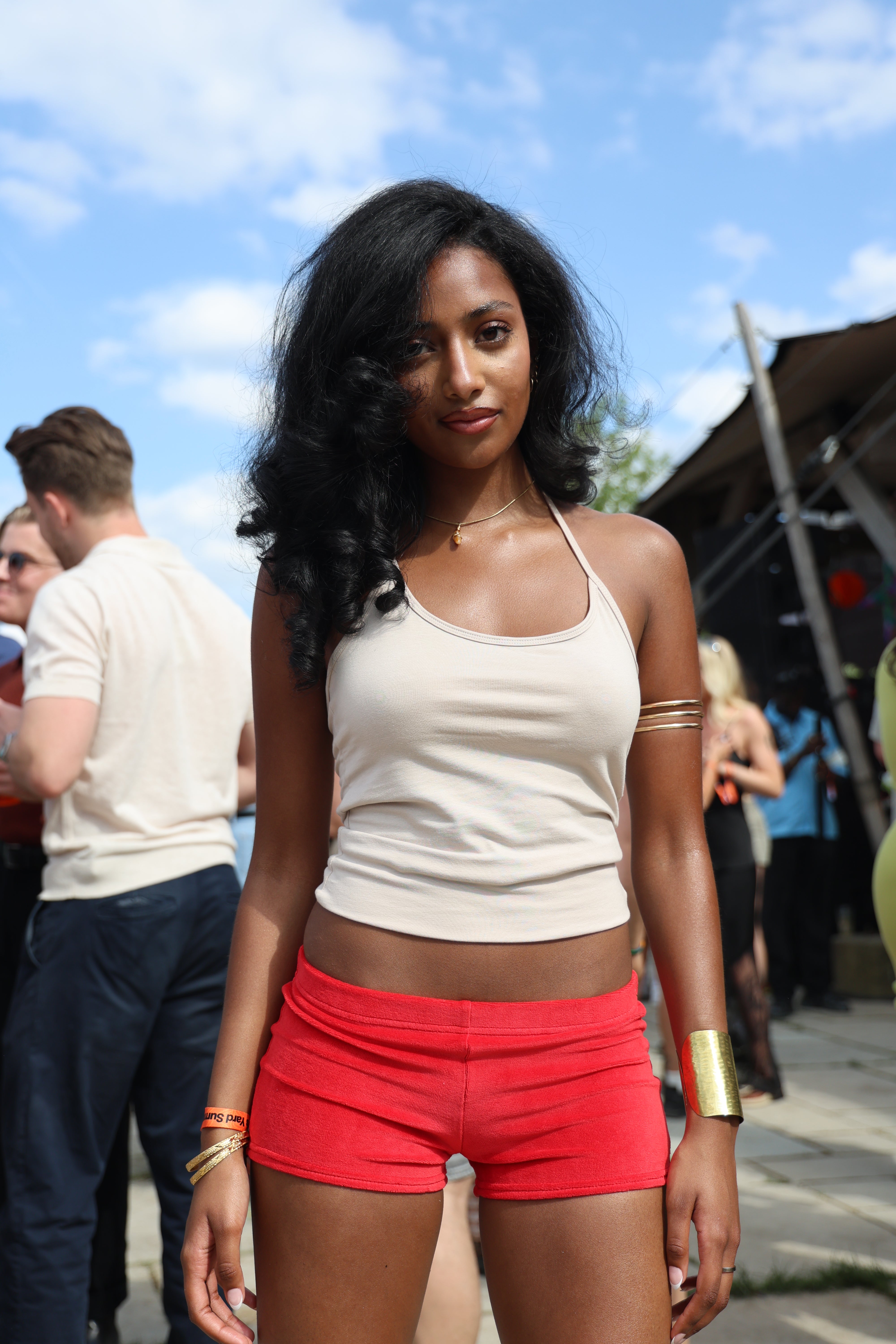 Franchie Festival Shorts, Poppy