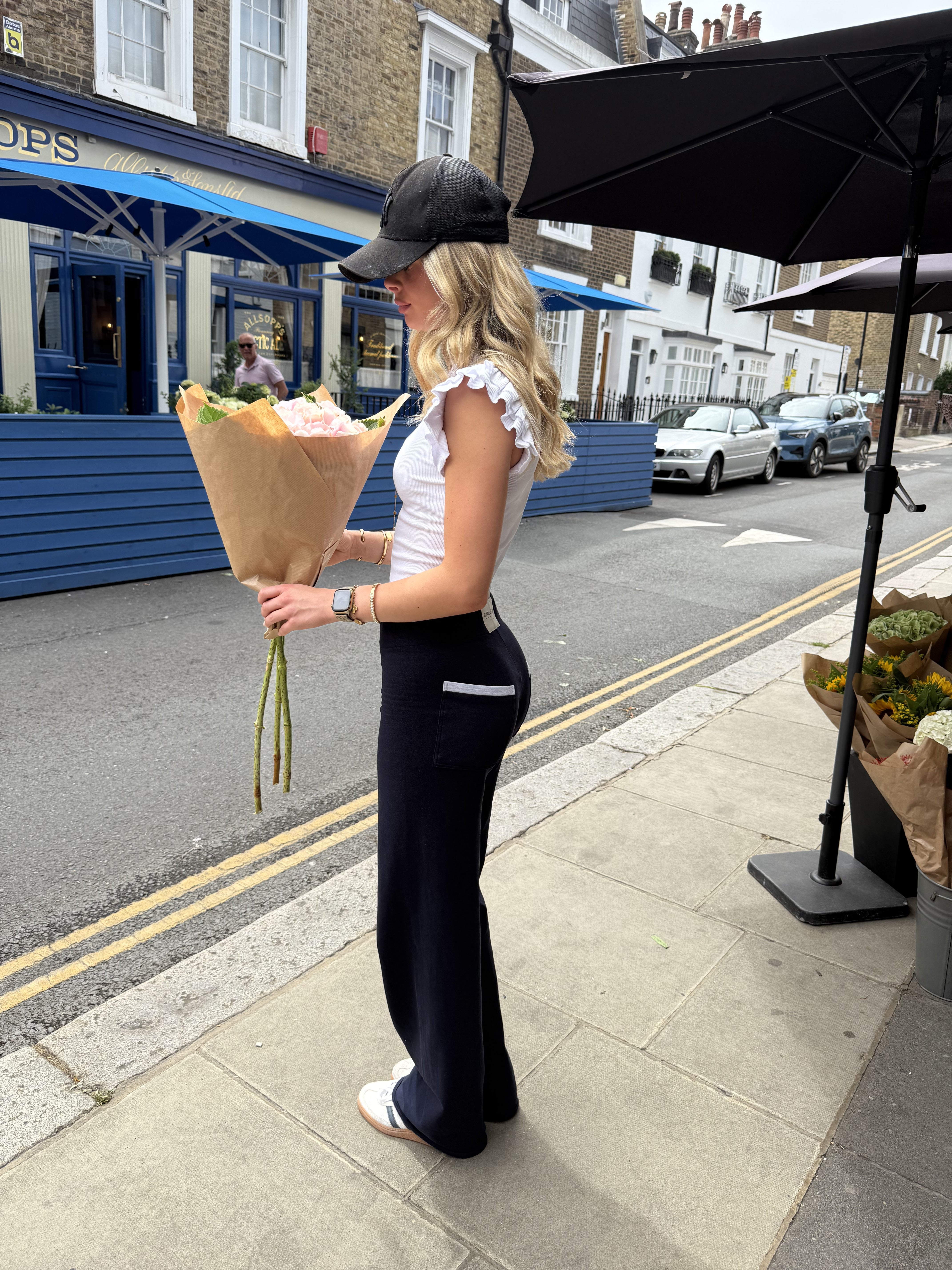 Dora Joggers, Navy/Light Grey