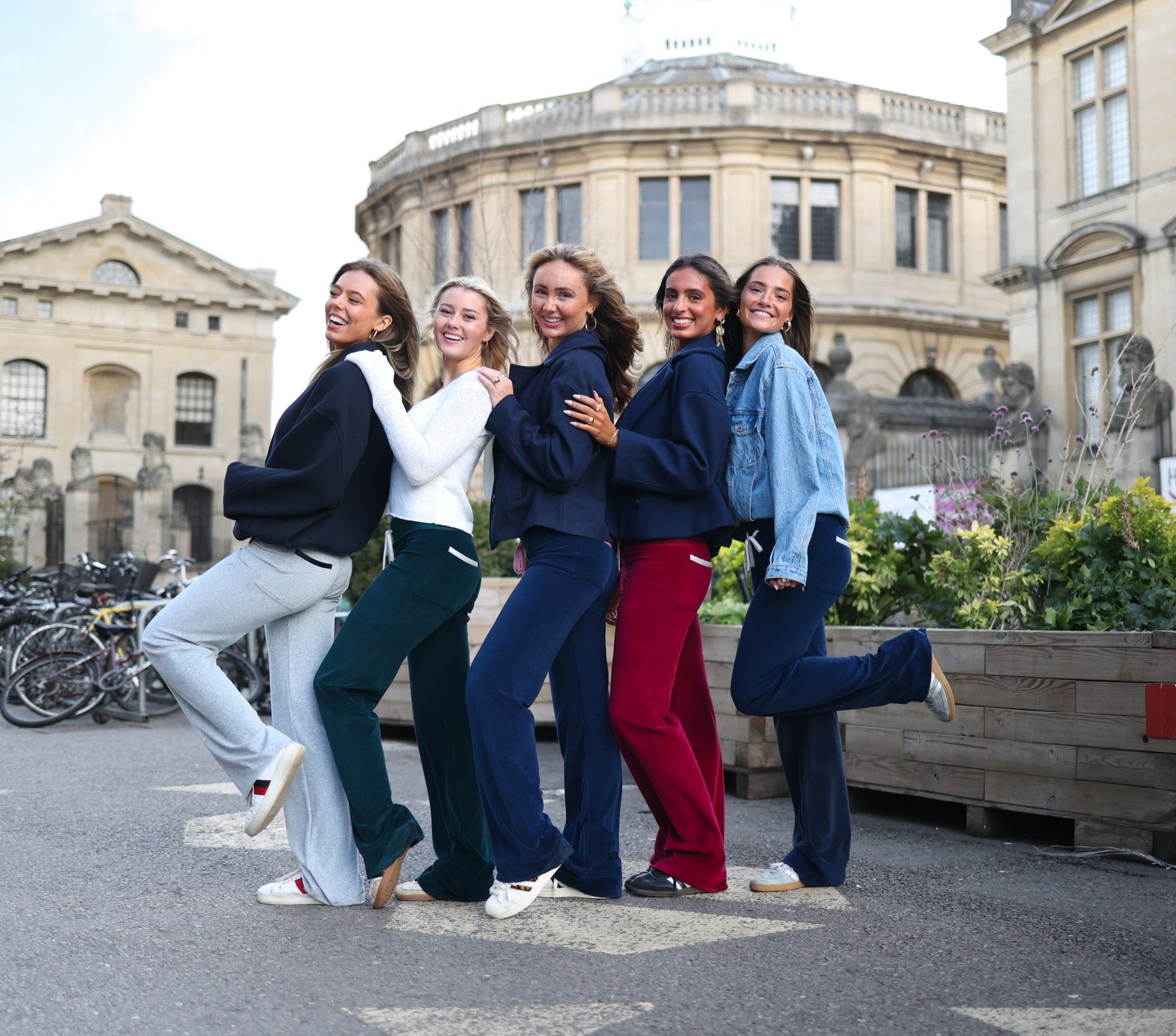 Allegra Campus Collection By Caitlin - Forest Green/Ivory Jogger - Babble & Goose