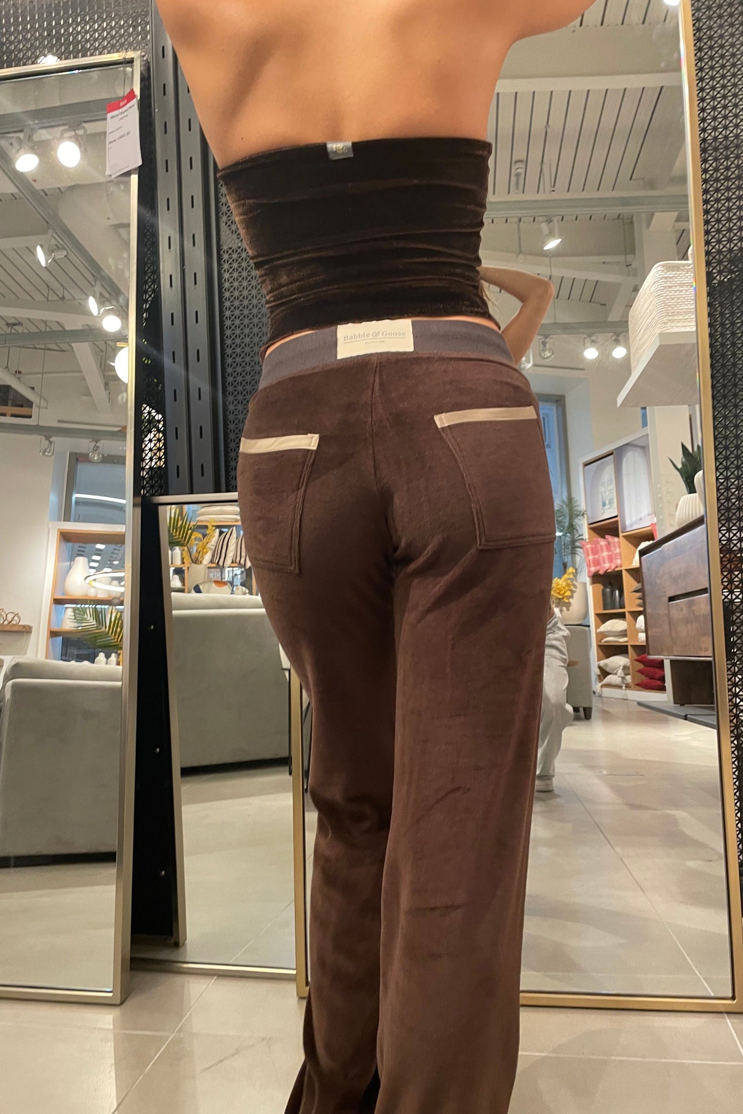 Allegra Jogger Chocolate / Cream