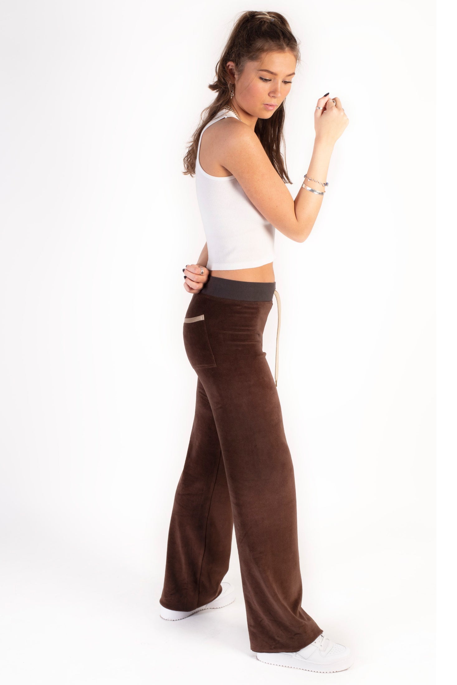 Allegra Jogger Chocolate / Cream