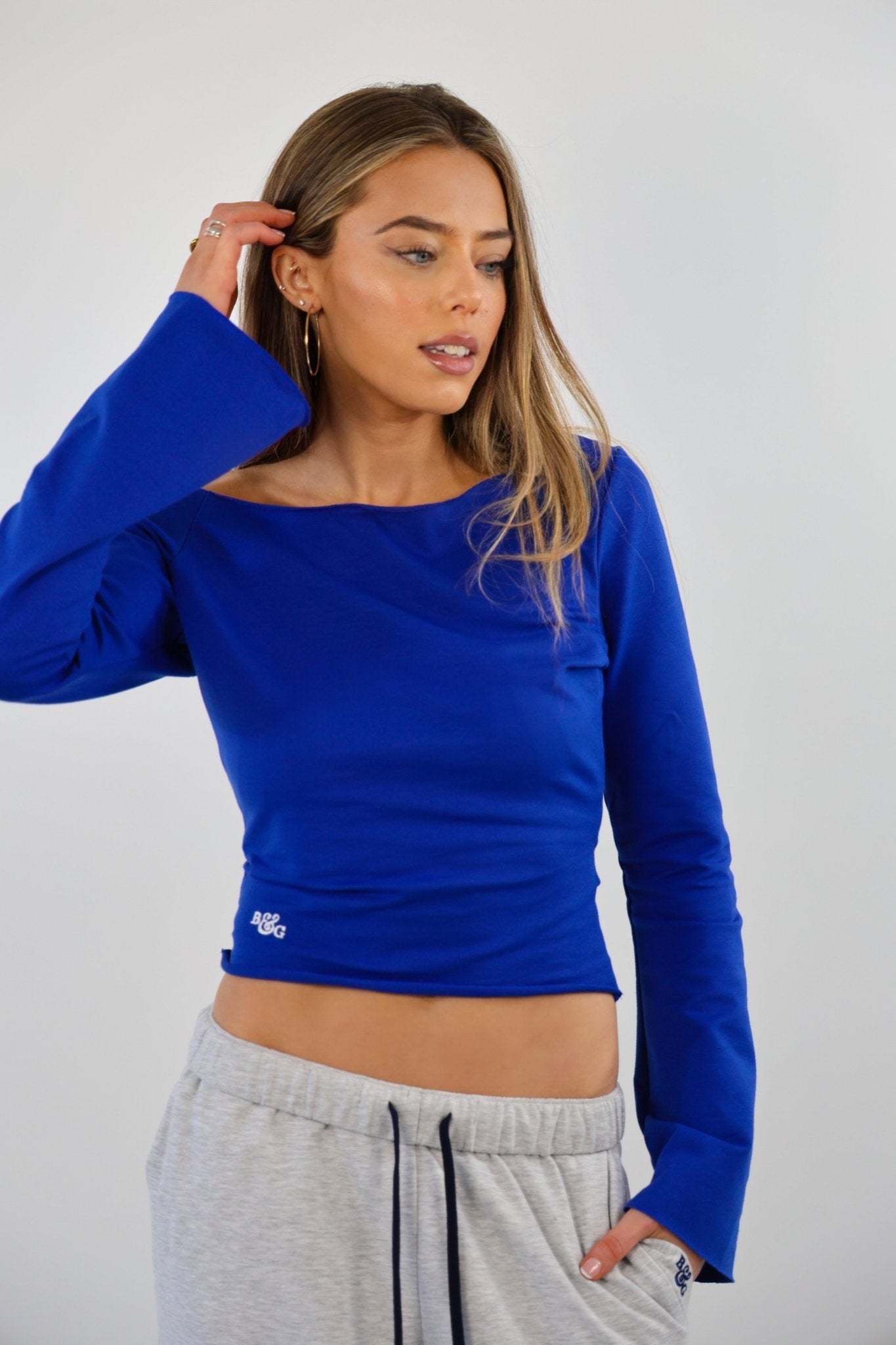 Etalie Off - Shoulder Top - Cobalt - Babble & Goose
