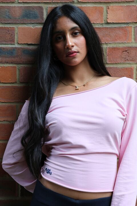 Etalie Off - Shoulder Top - Pink - Babble & Goose