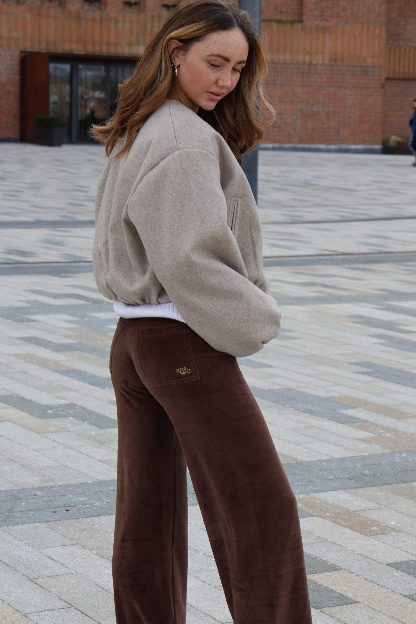 Laura Joggers - Chocolate - Babble & Goose