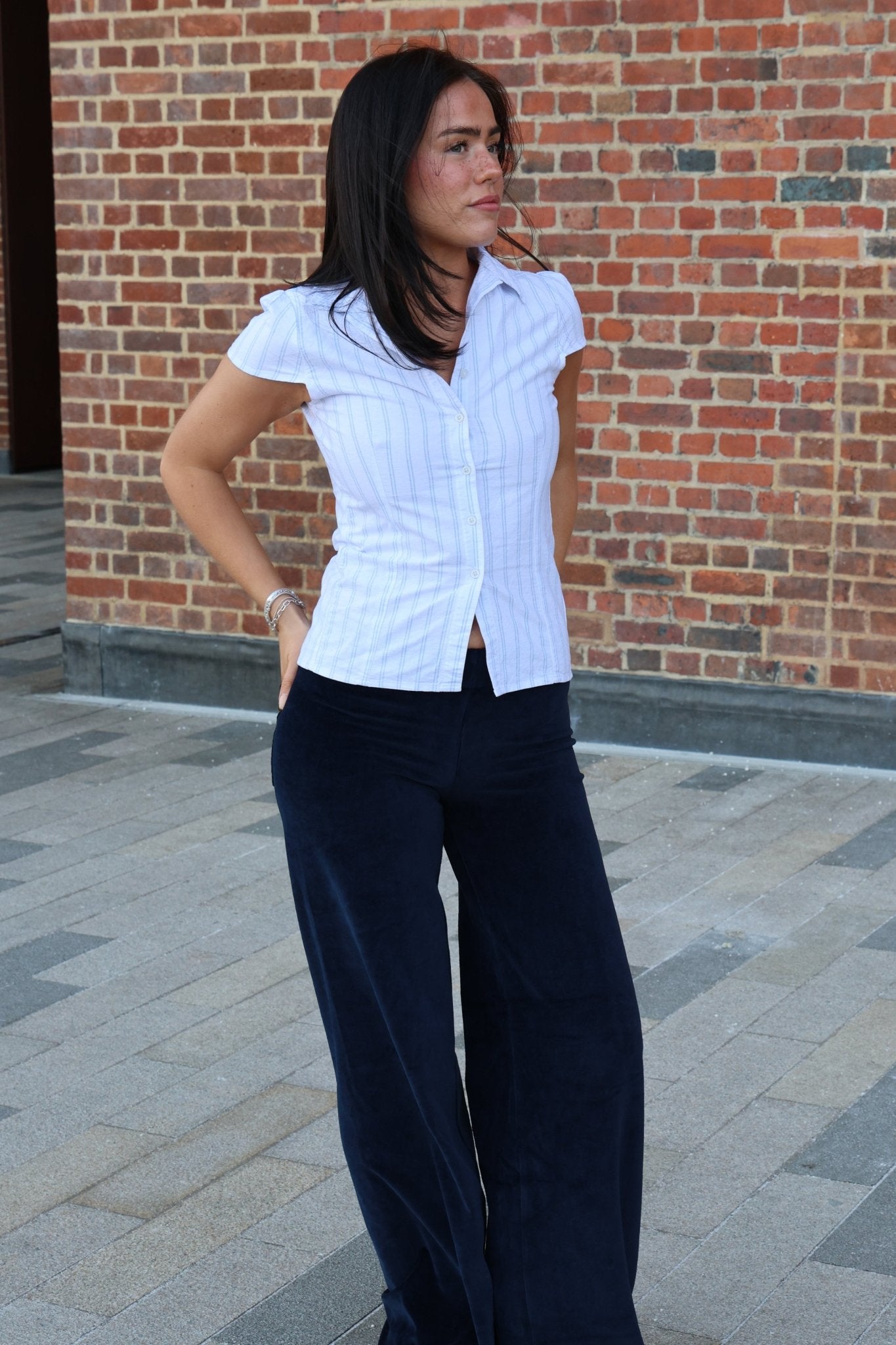 Nearly Perfect Laura Joggers - Navy - Babble & Goose