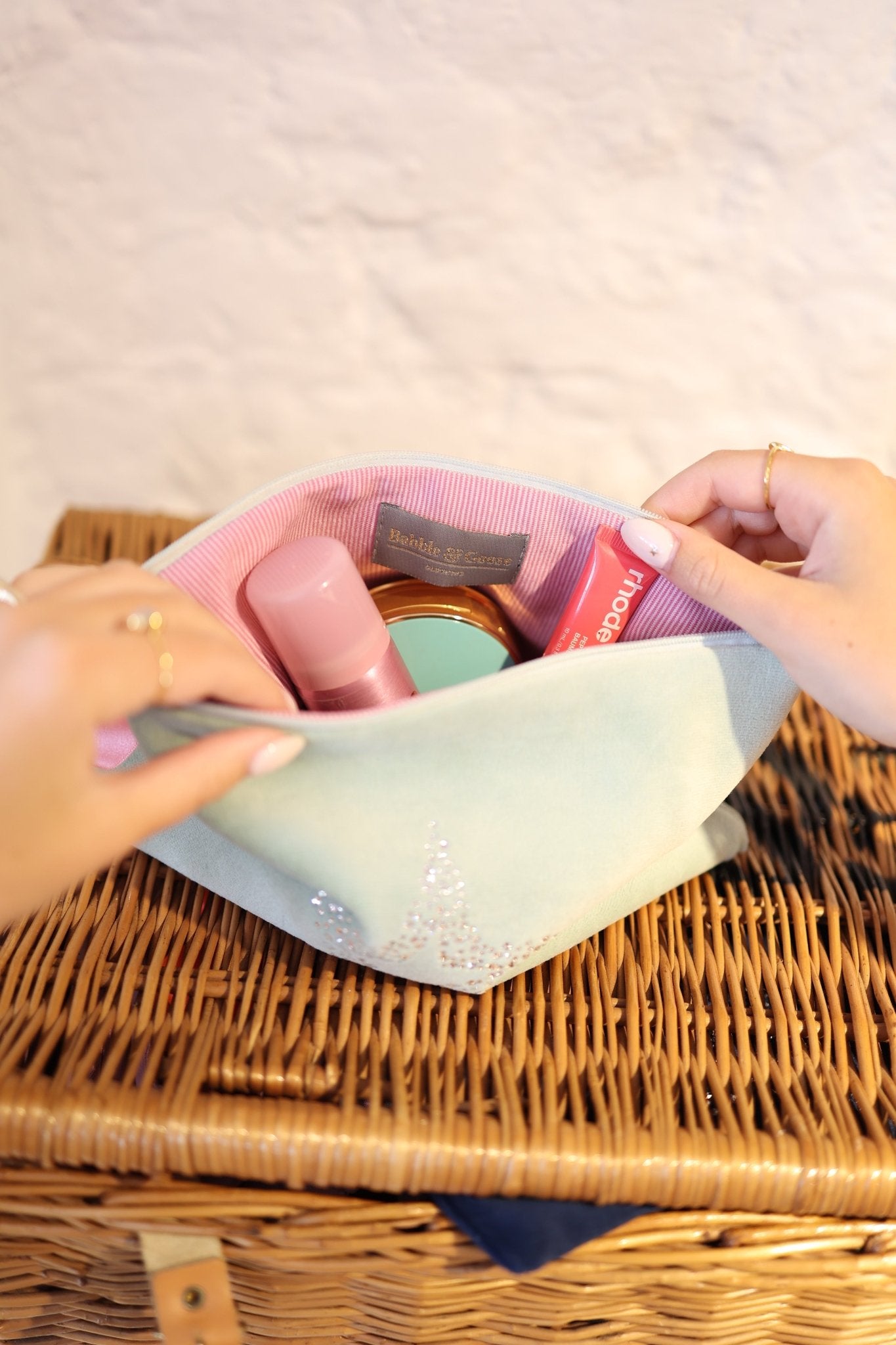 Sage Make - up Bag - Babble & Goose