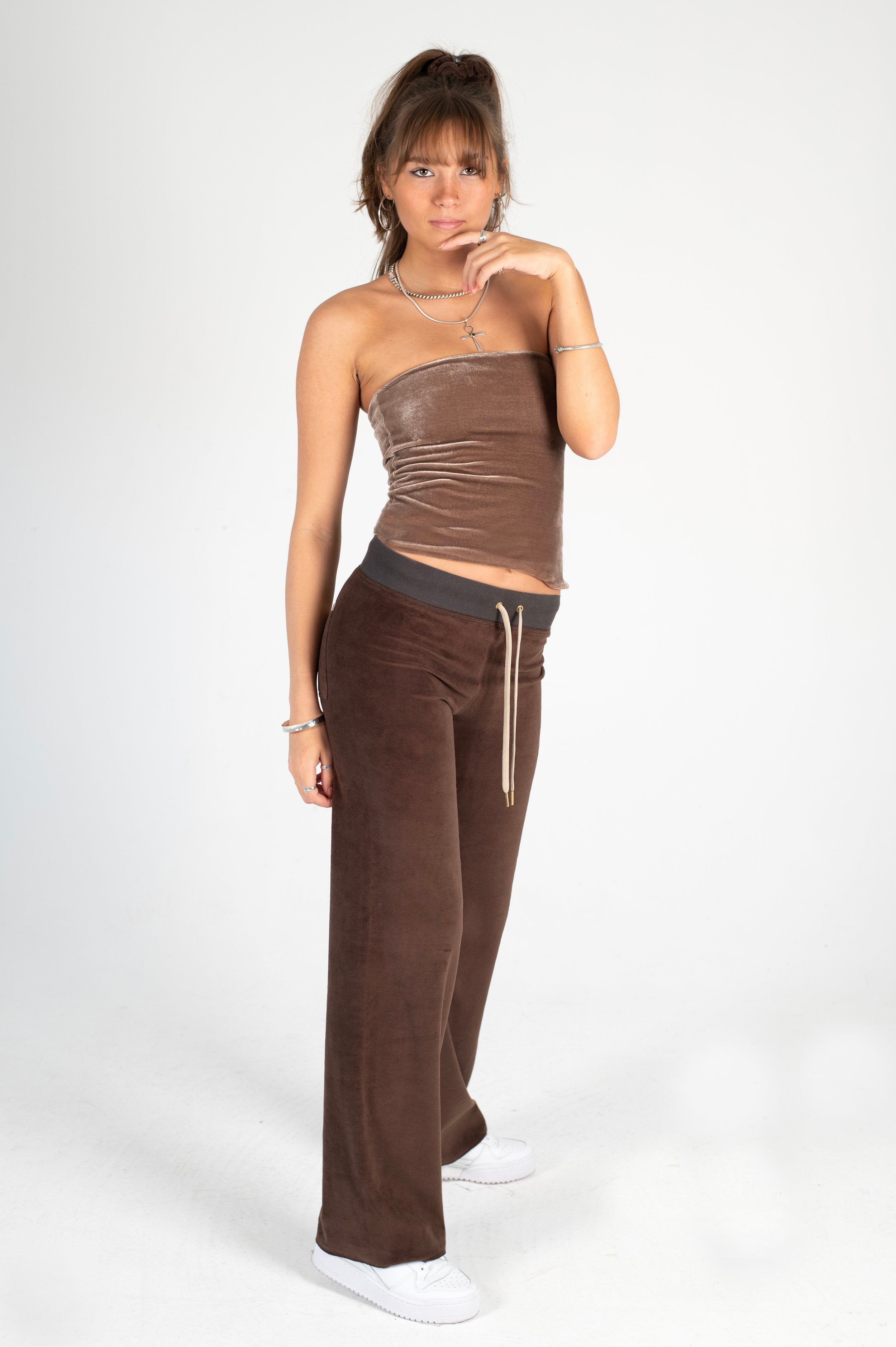 Indi Bandeau Top Caramel / Stripe SALE