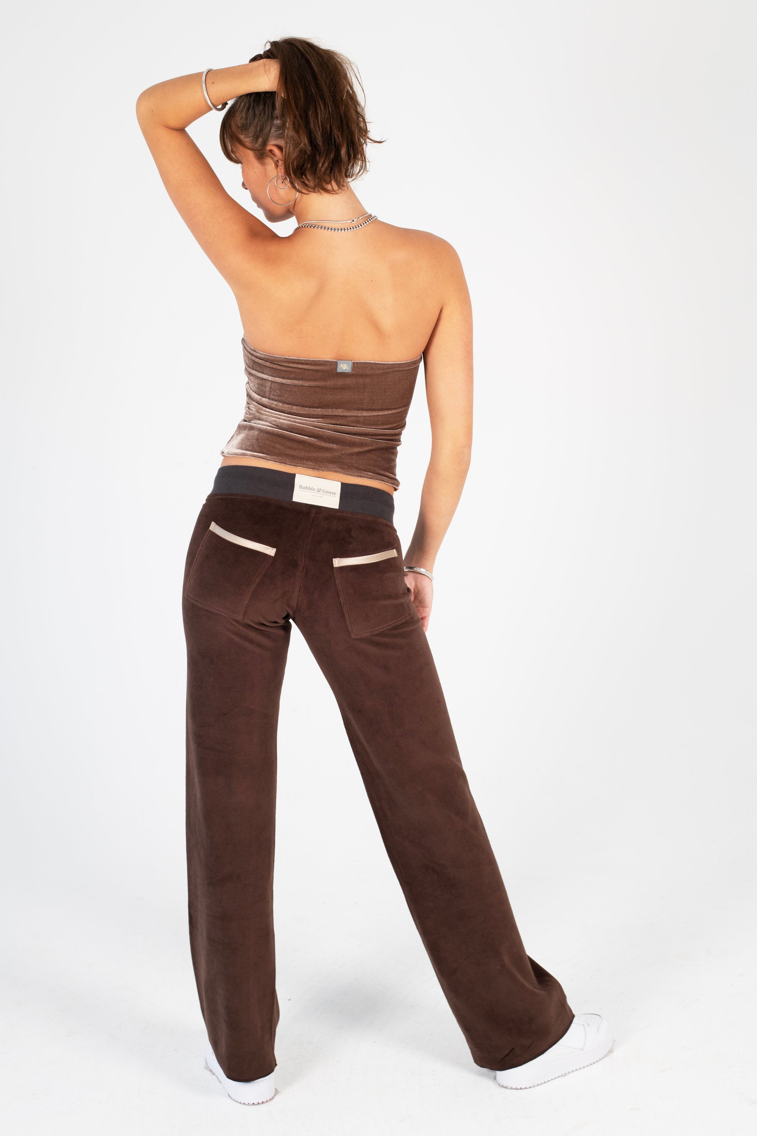 Indi Bandeau Top Caramel / Stripe SALE