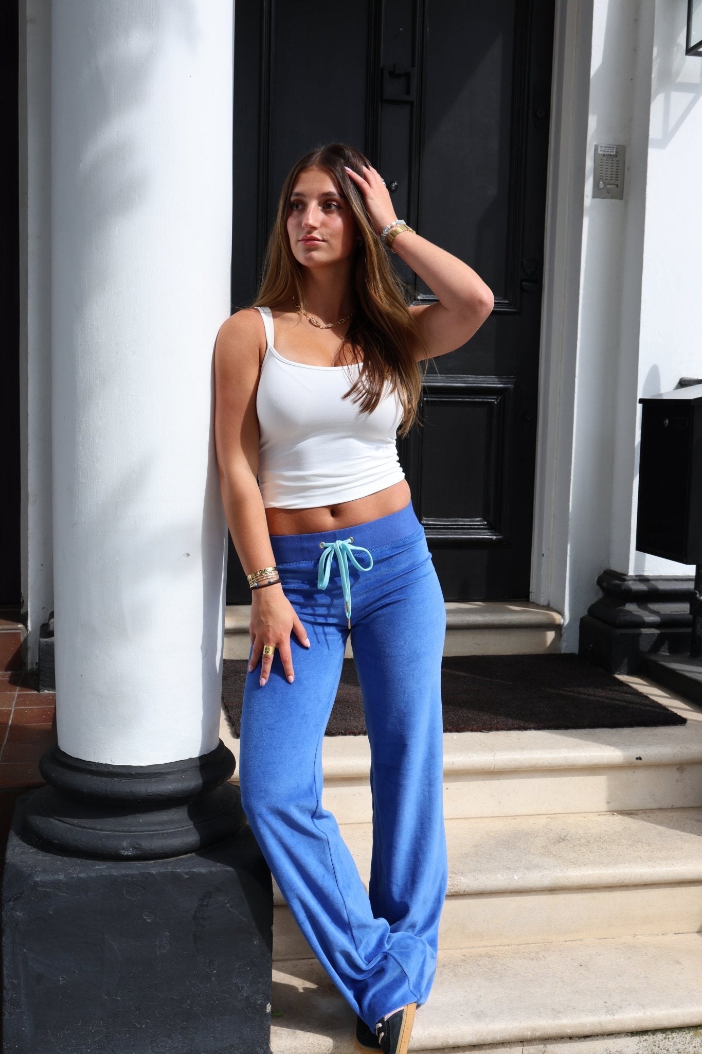 Allegra Jogger Cobalt / Turquoise - Babble & Goose