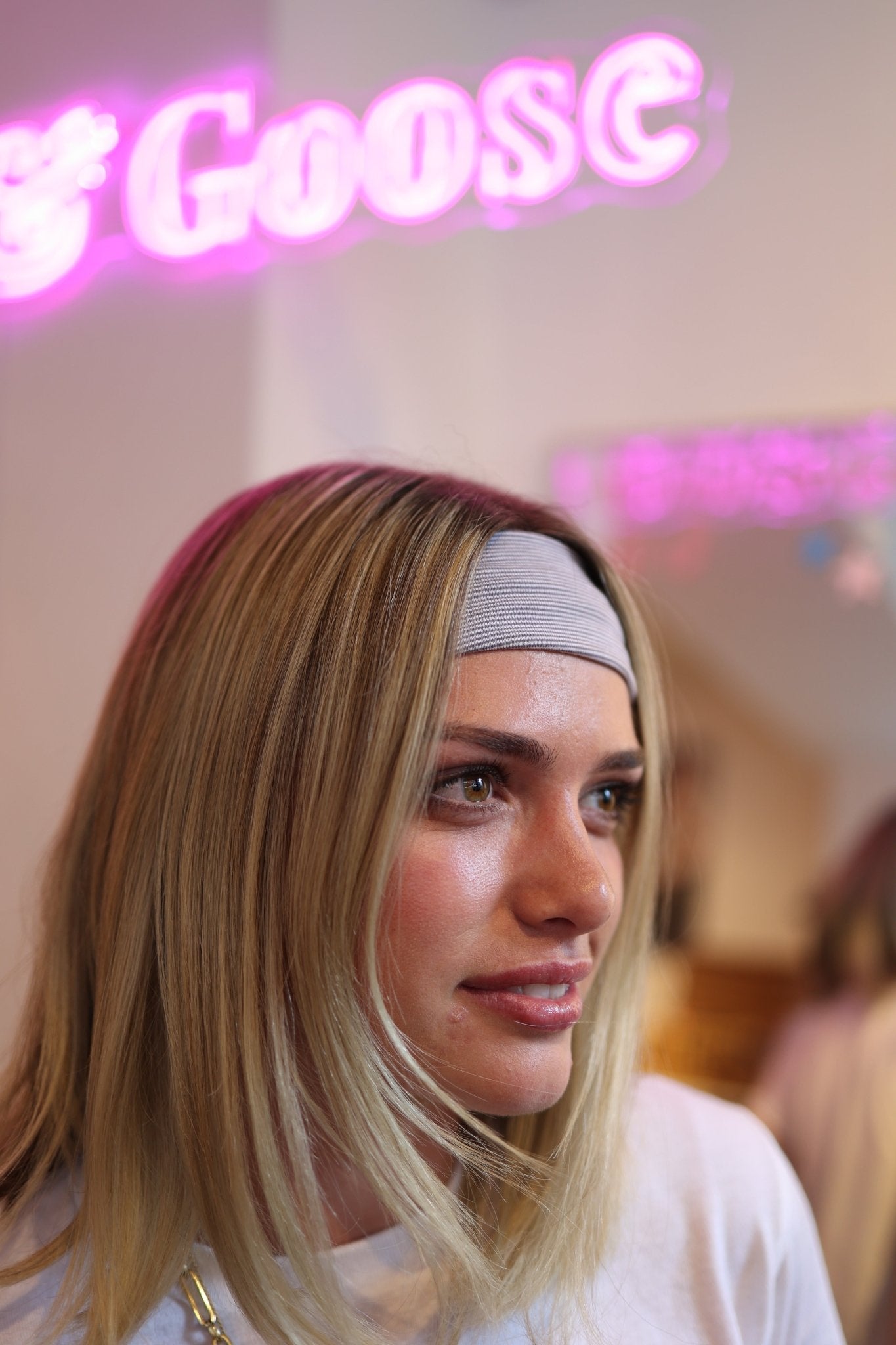 Grey Stripe Headband - Babble & Goose
