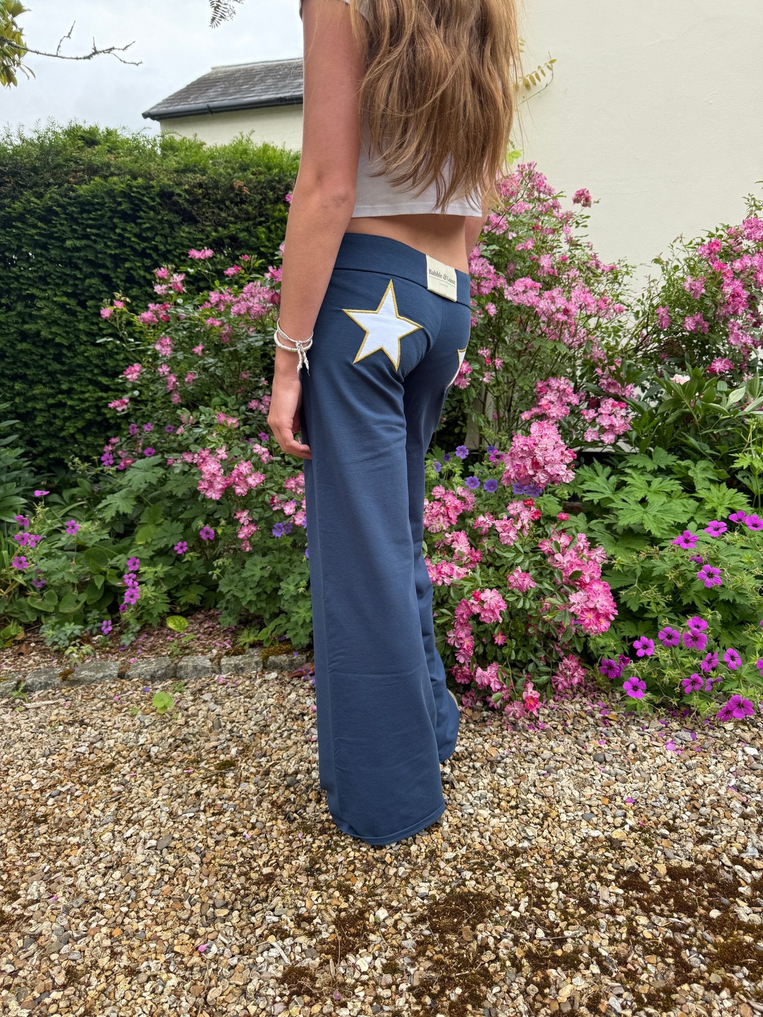 Jersey Star Dark Indigo / White Star & Gold Embroidery X Alpha Xi Delta UCF - Babble & Goose