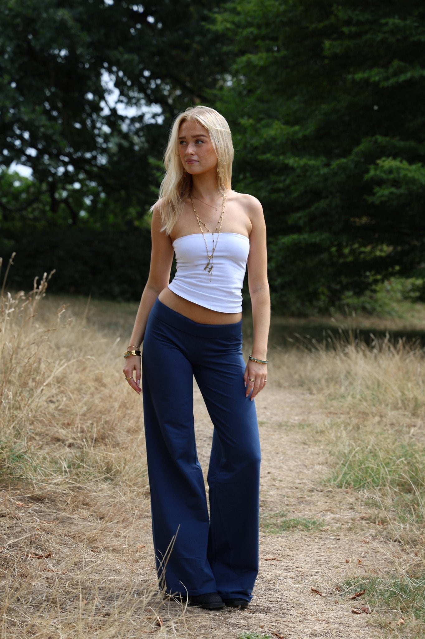 Jersey Star Jogger Navy / Light Grey - Babble & Goose