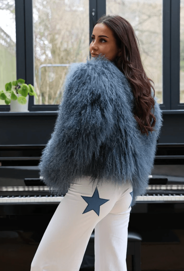 Jersey Star Jogger White / Indigo - Babble & Goose