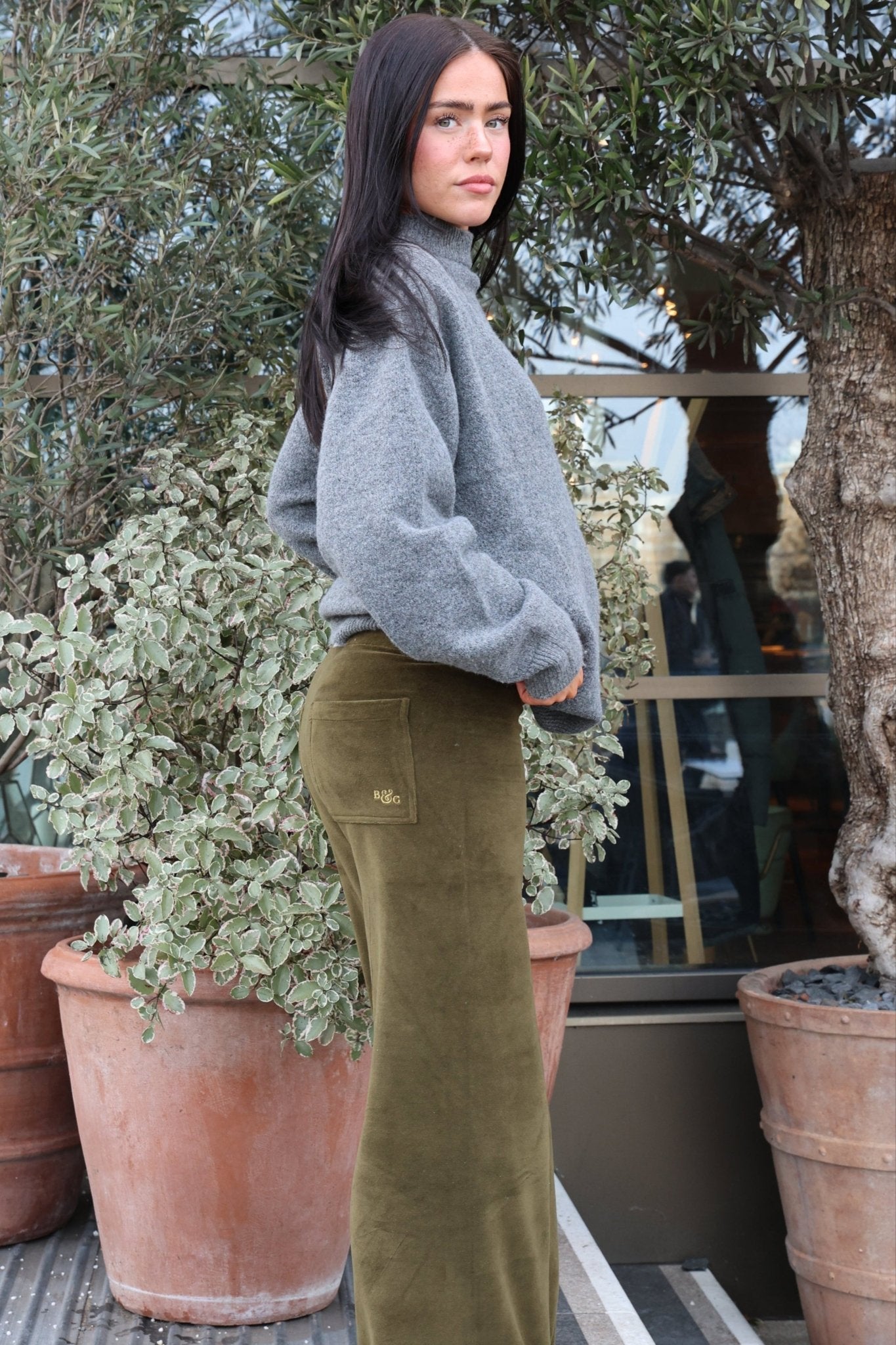 Laura Joggers - Olive - Babble & Goose