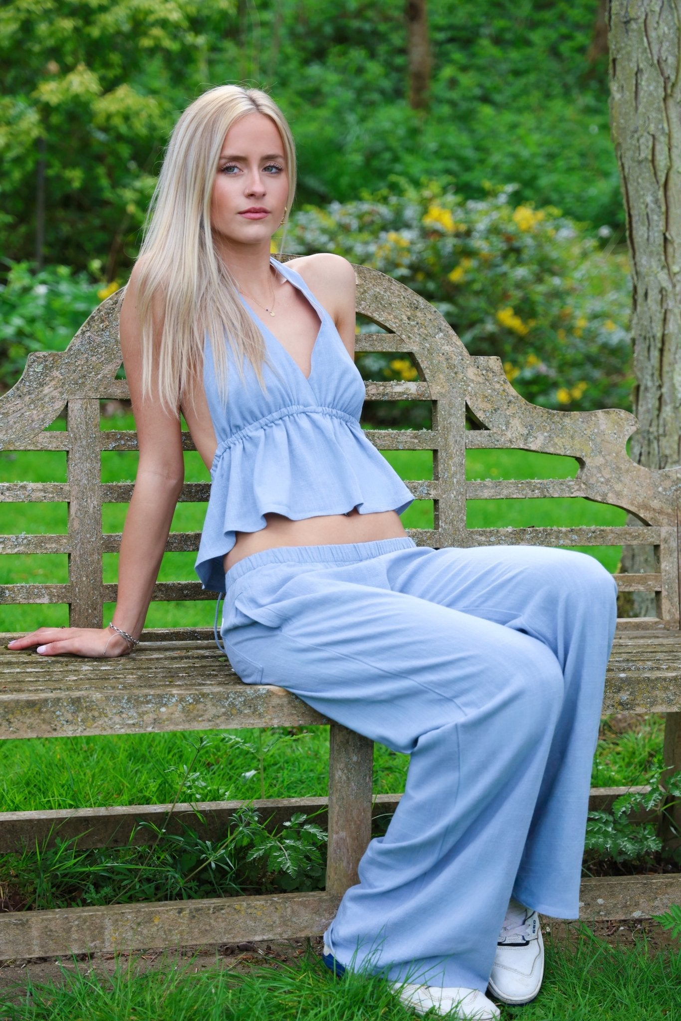 Lola Top - Dusky Blue