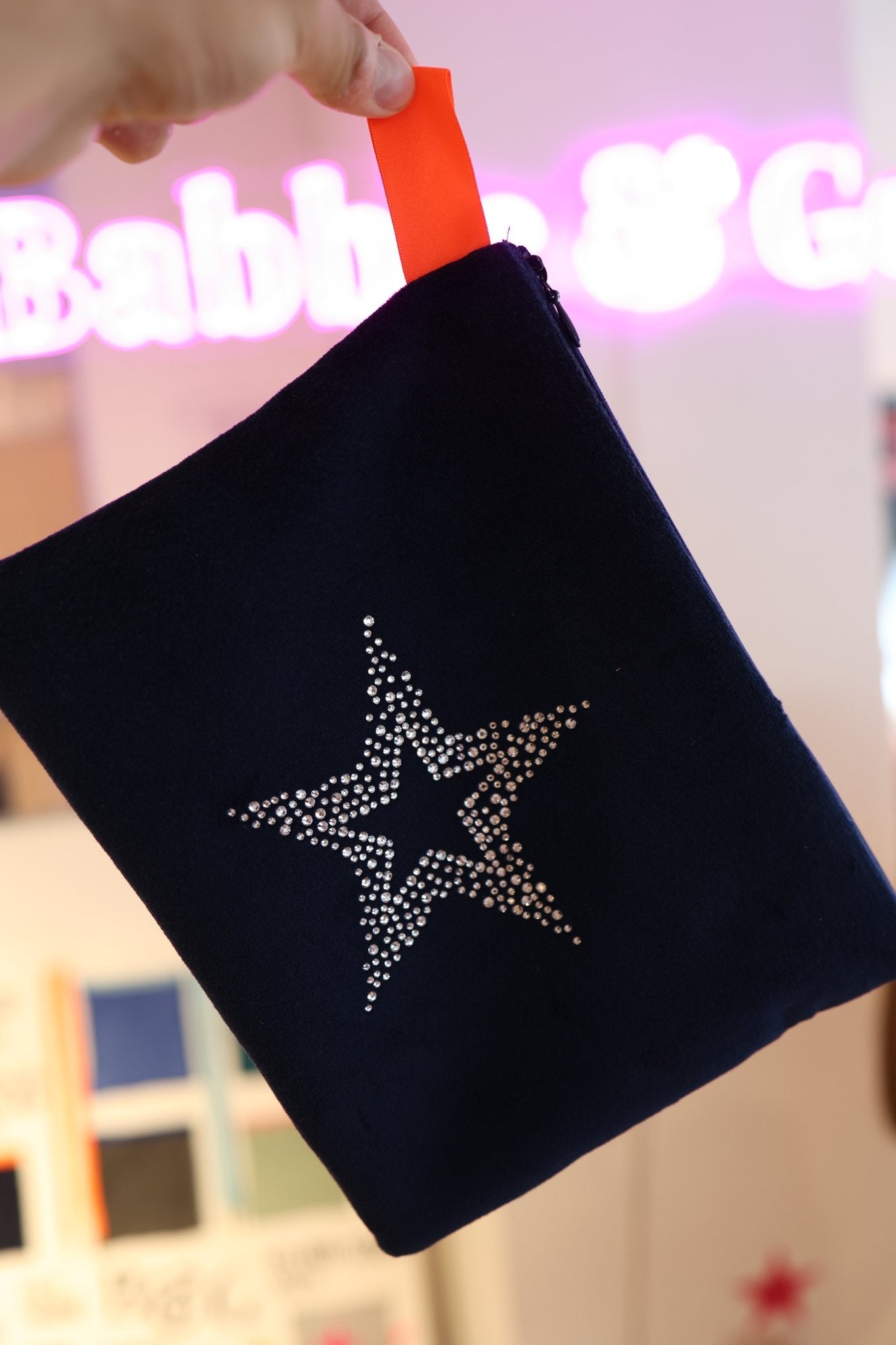 Navy Make - up Bag - Babble & Goose