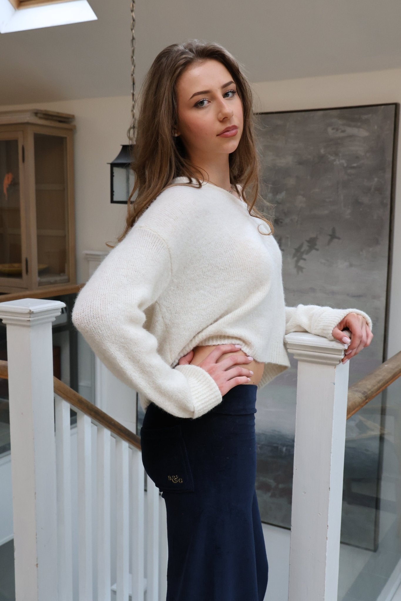 Nearly Perfect Laura Joggers - Navy - Babble & Goose